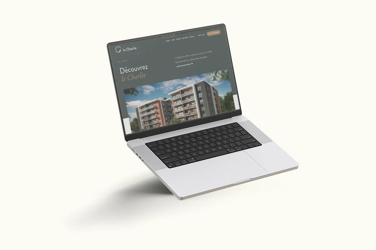Site web Le Charlie — réalisation TactikMedia