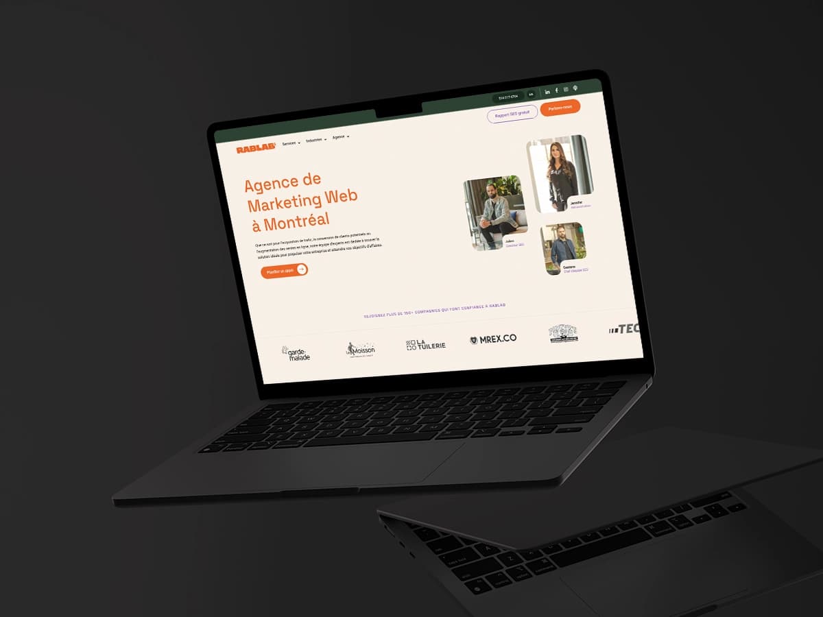 Site web Rablab — réalisation TactikMedia
