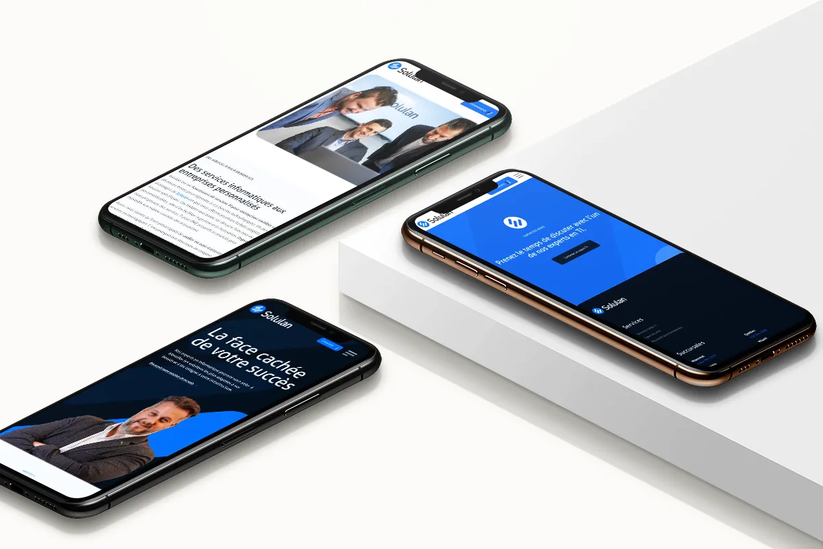 Site web Solulan — réalisation TactikMedia
