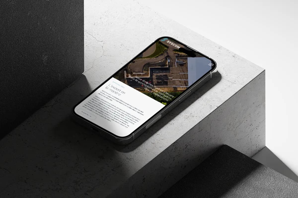 Site web Syscomax — réalisation TactikMedia